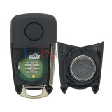DELPHI G1-AM433TX  93189840 flip remote key 2 button HU100 433Mhz ID46-PCF7941 chip G1-AM433TX for Opel Corsa D 2007 2008 2009 2010 2011 2012