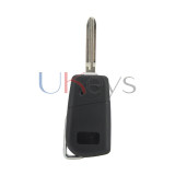 PN 89070-12A20 Flip key shell 2 button TOY43 for Toyota Corolla
