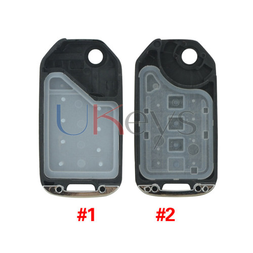 Flip remote key shell 3 button for Honda Civic City Jazz HR-V XR-V