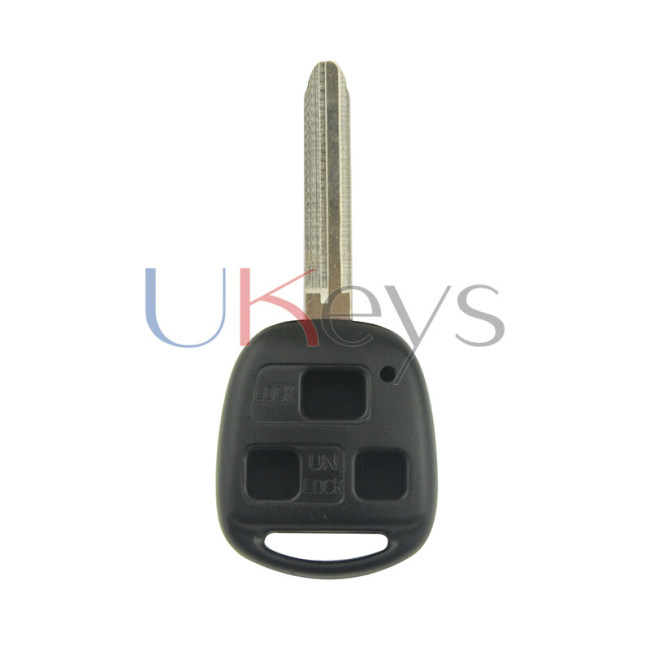Remote key shell 3 button TOY43 for Toyota Land Cruiser FJ Cruiser Prado 2004-2009
