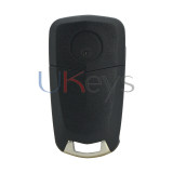 Valeo 736 743-A flip key 2 button HU100 433Mhz PCF7941chip ASK HITAG2 for Opel astra zafira 2004 2005 2006 2007 2008 2009