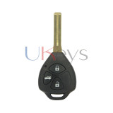 Remote key shell 3 button toy48 for Toyota Crown Reiz