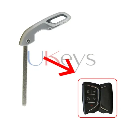 Smart emergency insert key blade for 2020 Cadillac CT5 CT4 smart remote PN 13536119