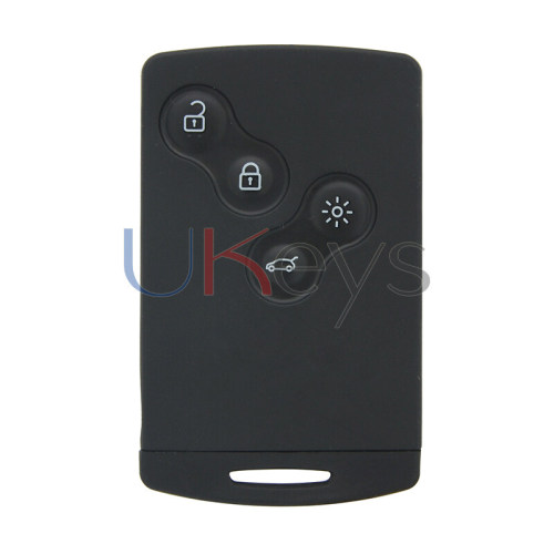 P/N 285970037R Remote Smart Card Key 4 button 433.9mhz PCF7952 for Renault Koleos one button start