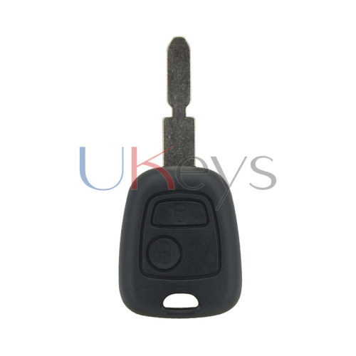 Remote key 2 button NE78 blade 434Mhz ID46-PCF7961 chip 434MHz for Peugeot 406