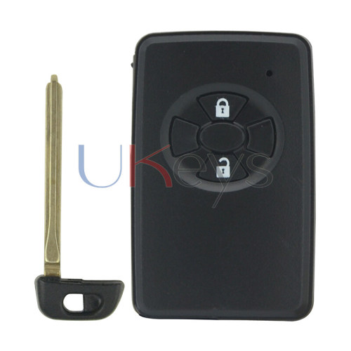 PN 89904-52011 89904-52060 Smart key shell 2 button for Toyota Vitz Ractis