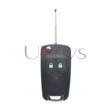 Flip key shell 3 button for 2015 2016 Chevrolet Spark FCC A2GM3AFUS03