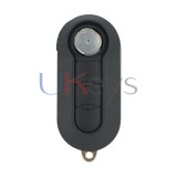 Flip key shell 3 button SIP22 for Fiat 500 500L Ducato Doblo
