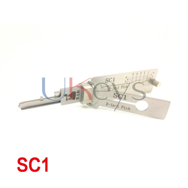SC1 2-in-1 Pick Decoder Lishi Residential tool