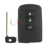 PN 89904-42180 Smart key shell 3 button for Toyota Auris Rav4 Yaris 2013 2014