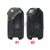 Flip remote key shell 3 button for Honda Civic City Jazz HR-V XR-V