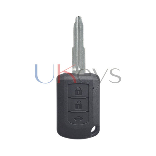 Remote key shell 3 button MIT8 blade for Mitsubishi Lancer Outlander 2016 2017 2018