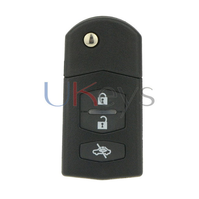 Flip key shell 3 button for Mazda 3 5 6 RX8 MX5 2003-2011
