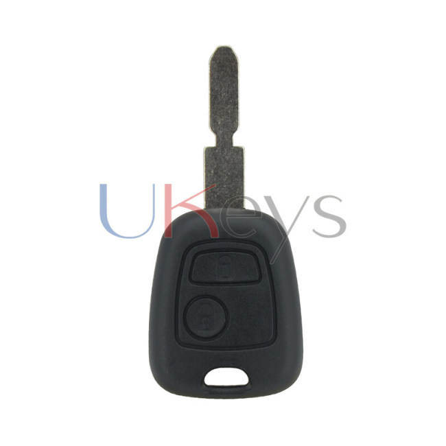 Pack of 16pcs Remote key shell 2 button NE78 blade for Peugeot 406