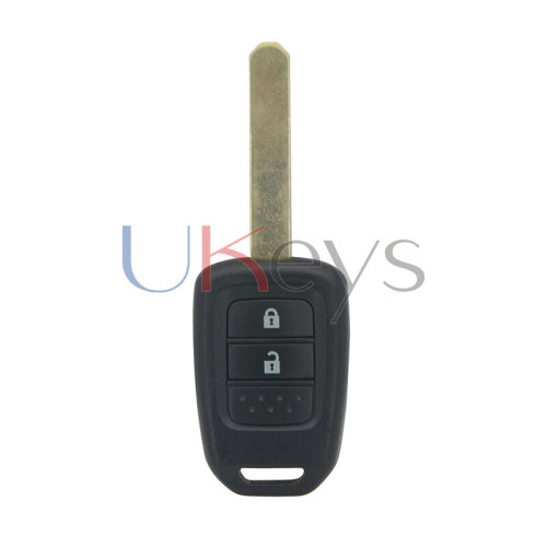 HLIK6-1T Remote key shell 2 button HON66 for Honda Jazz Fit XRV  2014