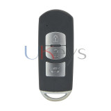 Smart key shell 3 button for Mazda  2 3 5 6 CX-5 2015-2017 FCC ID SKE13E-01