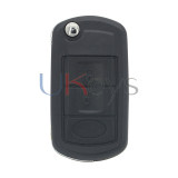 Flip key shell HU92  3 button for Landrover LR3 LR4 Range rover