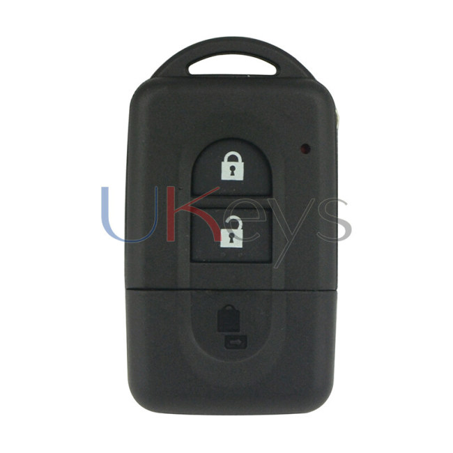Smart Card key shell 2 button for Nissan Micra
