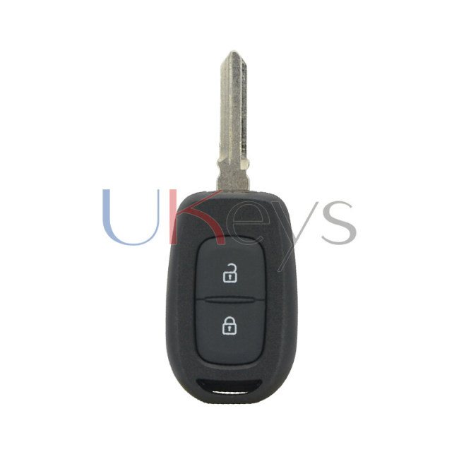 Remote key 2 button 433Mhz FSK AES-4A Chip for Renault Duster Logan Sandero Clio Fluence Vivaro Master Kwid 2016