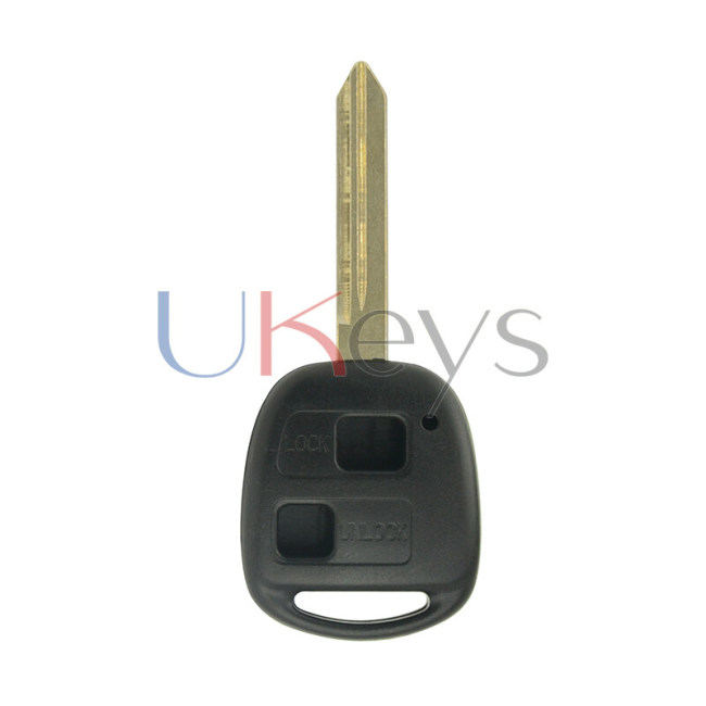 Remote key shell 2 button TOY47 blade for Toyota Yaris 2006-2011