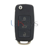 Remote key shell 3 button for VW Skoda Polo Bora Golf Passat
