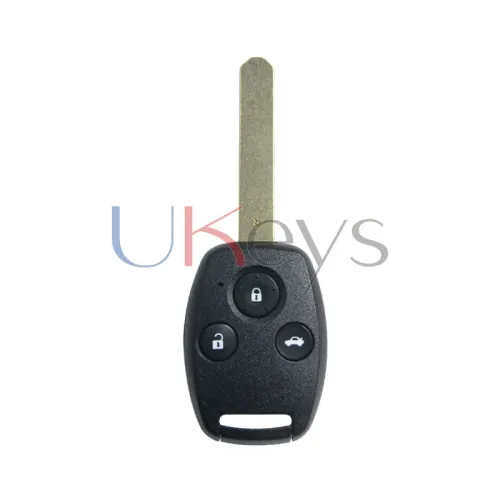 FCC HLIK-1T/ HLIK-2T remote key  3 button 433Mhz with electronic ID46 chip for Honda City Fit Jazz Odyssey Fleed 2008-2015