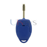 Blue ford remote key shell 3 button FO21 for Ford