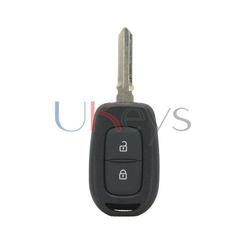 Remote key shell 2 button for Renault Duster Logan Sandero Clio Fluence Vivaro Master Kwid 2016