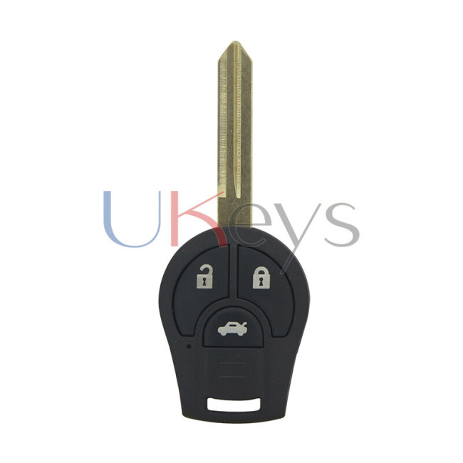Remote key shell 3 button for Nissan 350Z Sentra Maxima Armada Altima 2002-2015