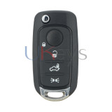 New flip key shell 4 button for Fiat 500 500X 500L