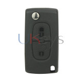 CE0523 remote key shell 2 button VA2/HU83 for Peugeot 207 307 407 807 Citroen C2 C3 C4 C5 C8