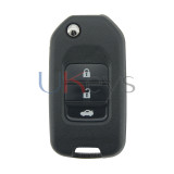 Flip remote key shell 3 button for Honda Civic City Jazz HR-V XR-V