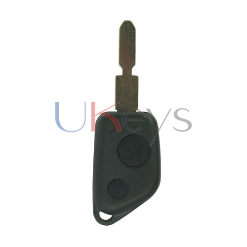 Remote key shell 2 button for NE78 blade for Peugeot 106 205 206 306 405 406