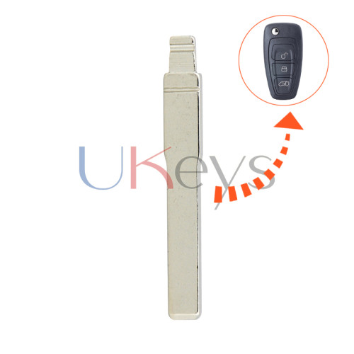 Flip Remote Key Blade Blank HU101 for Ford Transit Tourneo 2012-2019