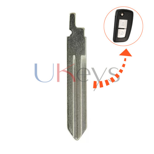 New Uncut Remote Flip Key Blade Blank Replacement For Nissan Rogue 2014 2015