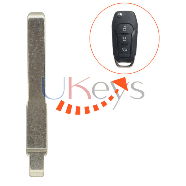 Remote Flip Key Blade HU101 For Ford Fusion 2013-2019