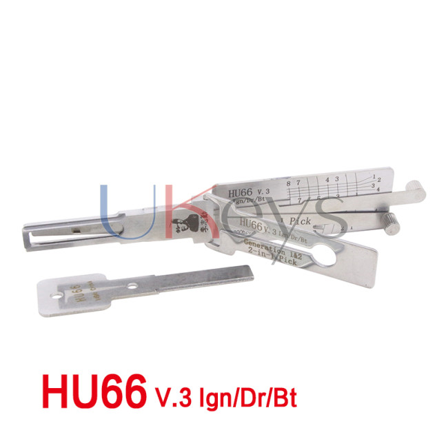 Lishi 2in1 Decoder HU66 v.3 Ign/Dr/Bt