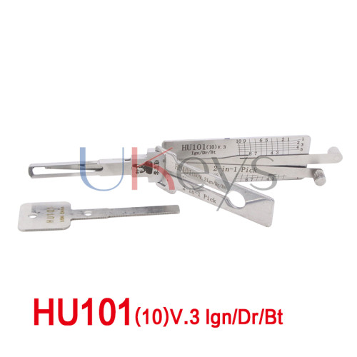 Lishi 2in1 Decoder HU101(10)v.3 Ign/Dr/Bt