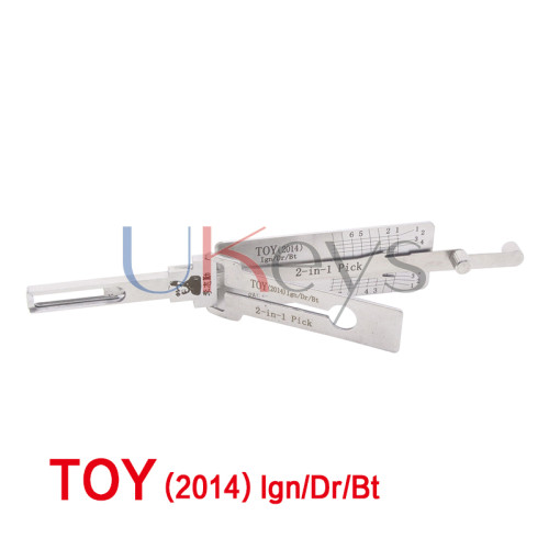 Lishi TOY2014 2-in-1 Auto Lock Pick Decoder for Toyota