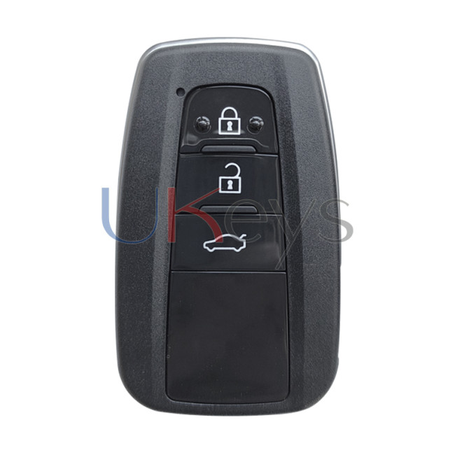 FCC B2U2K2R Smart key shell 3 button for Toyota Corolla 2018-2022 PN 8990H-02040