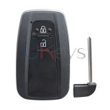 FCC B2U2K2R Smart key shell 2 button for Toyota Corolla 2018-2022 PN 8990H-02050