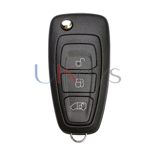 P/N BK2T-15K601-AC FCC A2C53435329 Flip Remote Key 3 button 433Mhz FSK ID83 chip for Ford Transit Custom Connect 2012-2019