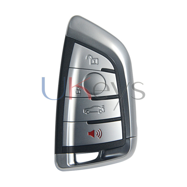 FCC YGOHUF5662 Smart key shell 4 button for BMW 3 5 7 Series 2009-2014