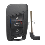 PN 3G0959752 Smart key shell 3 button for Volkswagen Passat B8 GOLF Arteon 2015-2018
