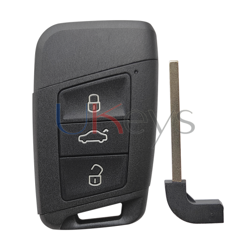 PN 3G0959752 Smart key shell 3 button for Volkswagen Passat B8 GOLF Arteon 2015-2018