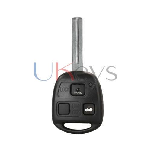 No chip FCC HYQ12BBT Remote key 3 button TOY48 short 314Mhz for 2001-2008 Lexus ES330 LS430 SC430 PN 89070-33751