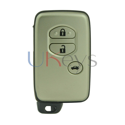 P/N 89904-33160/33161/33610 smart key 3 button 433Mhz 271451-0140 4D67 chip for 2004-2010 Toyota Camry Crown Mark X Majesta