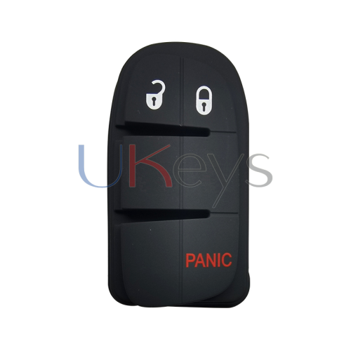 Button Pad 3 button for FCC GQ4-54T Jeep Cherokee Grand Cherokee Dodge Ram
