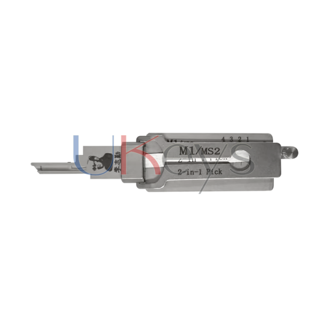 Lishi 2-in-1 Pick and Decoder M1 / MS2 Master Padlocks Residential tool