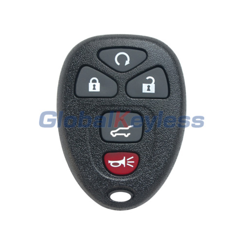 (No battery holder) FCC KOBGT04A Remote fob shell 5 button for GM Pontiac G5 G6 Solstice Saturn Aura Sky 2005-2012